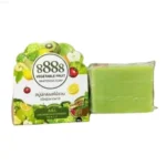 صابونة التبييض المزدوجة 8888 بالخضار والفواكه 80 جرام