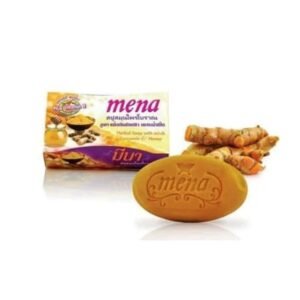 Mina Herbal Soap with Turmeric Scrub and Genuine Honey – 100 grams