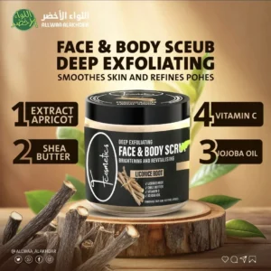 سكراب عرق السوس للوجه والجسم من F Cosmetics - 2