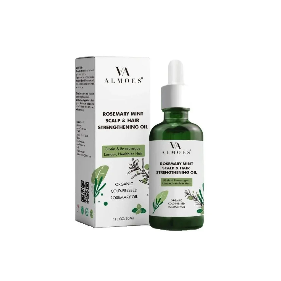 Almoes Rosemary Mint Scalp And Hair Strengthening Oil 30ml Almoes Rosemary Mint Scalp And Hair Strengthening Oil 30ml