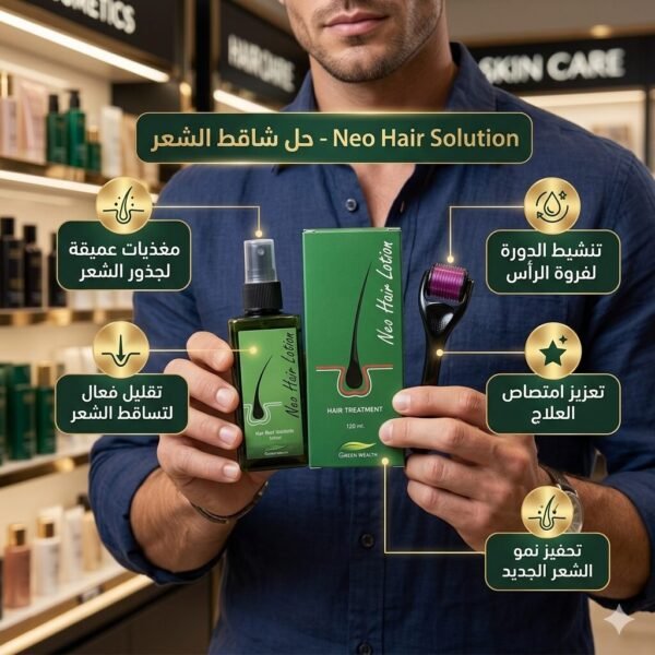 Neo Hair Lotion + Derma Roller Set (2)