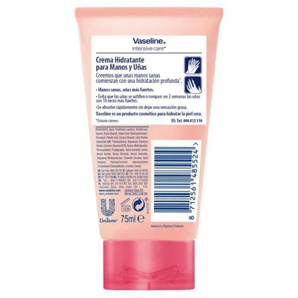 Vaseline - Hand Cream for Healthy Hands and Strong Nails 75 ML - Image 2