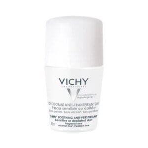 Antiperspirant deodorant for sensitive or hairless skin