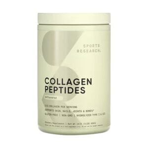 SportsResearch, Collagen Peptides, Unflavored, 16 oz (454 g)