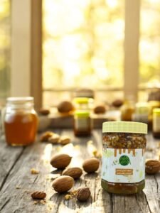 Yemeni Spring Blossom Honey 500 g: Authentic Natural Flavor 2 Honey with nuts (Yemeni) 500 grams