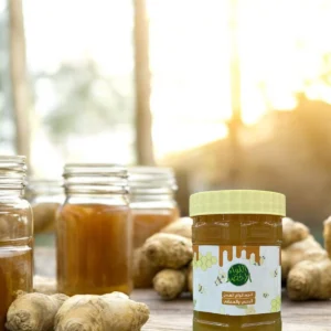 500g jar of Honey with Ginger and Mint