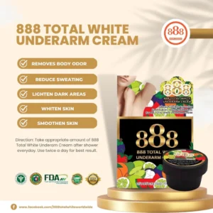 888 Total White Underarm Cream (35g)