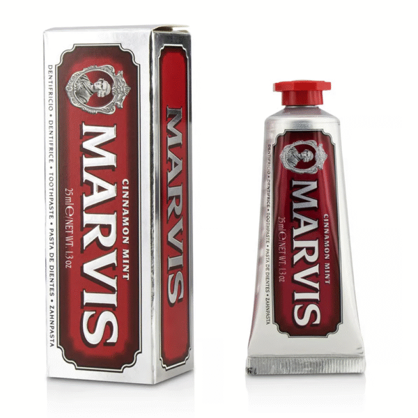 معجون مارفيس بالنعناع والقرفة 25مل Marvis Cinnamon Mint Toothpaste - Image 1