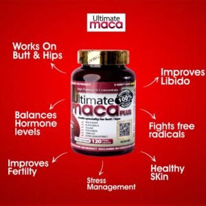 Ultimate Maca Plus مكمل الماكا الطبيعي لدعم الطاقة والتوازن الهرموني (1)