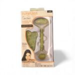 رولر مساج الوجه + حجر غوا شا – لتنشيط الدورة الدموية وشد البشرة FLFWLASS Facial Roller & Gua Sha (1)