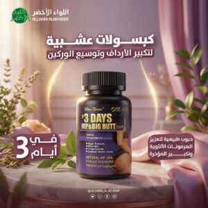 كبسولات 3 Days لتكبير الأرداف وتوسيع الوركين (1)