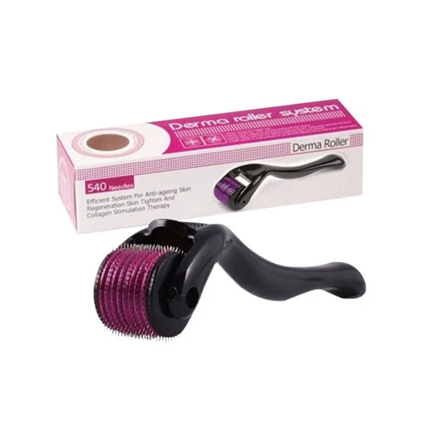 Derma Roller 540 Needles جهاز ديرما رولر لتحفيز الكولاجين وتجديد البشرة (1) Derma Roller 540 Needles جهاز ديرما رولر لتحفيز الكولاجين وتجديد البشرة (1)