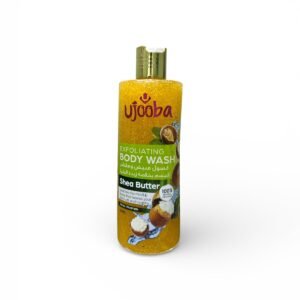Ujoba Exfoliating Body Wash غسول ومقشر الجسم بخلاصة الفراولة وزبدة الشيا والعود 500 مل (4)