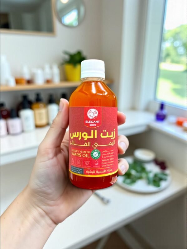 زيت الورس اليمني الفاخر للشعر والبشرة Luxury Yemeni Wars Oil 3