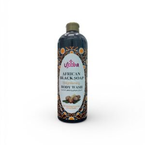 غسول الجسم بالصابون الإفريقي الأسود Ujoba تنظيف عميق وتفتيح طبيعي بزبدة الشيا (3)