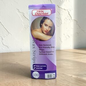 شرائح ورق الشمع لإزالة الشعر 100 قطعة Skin Doctor Wax Strips (1)