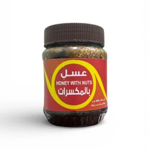 عسل بالمكسرات 500 جم من اللواء الأخضر