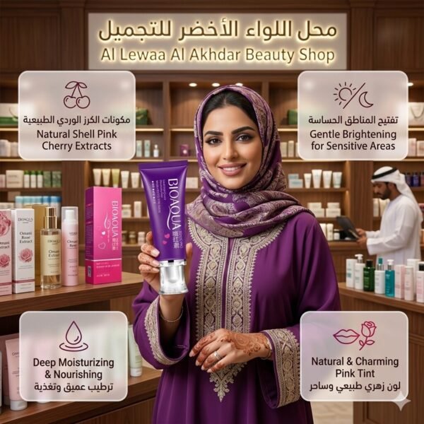 BIOAQUA Pink Cream Hydrates, naturally brightens, and improves skin appearance (1)