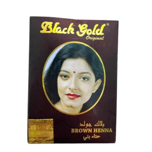 Black Gold Henna Hair Color - Brown