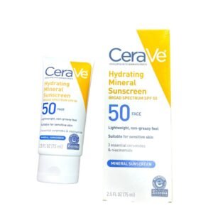 CeraVe SPF 50 Sunscreen for Sensitive Skin – Daily Protection and Hydration (3)