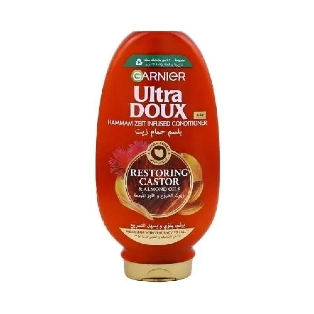 Garnier Ultra Doux Conditioner with Castor and Almond Oil Garnier Ultra Doux Conditioner with Castor and Almond Oil