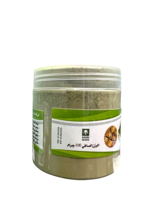 Green henna for hair strengthening, lengthening and treating dandruff (100 g) (4)