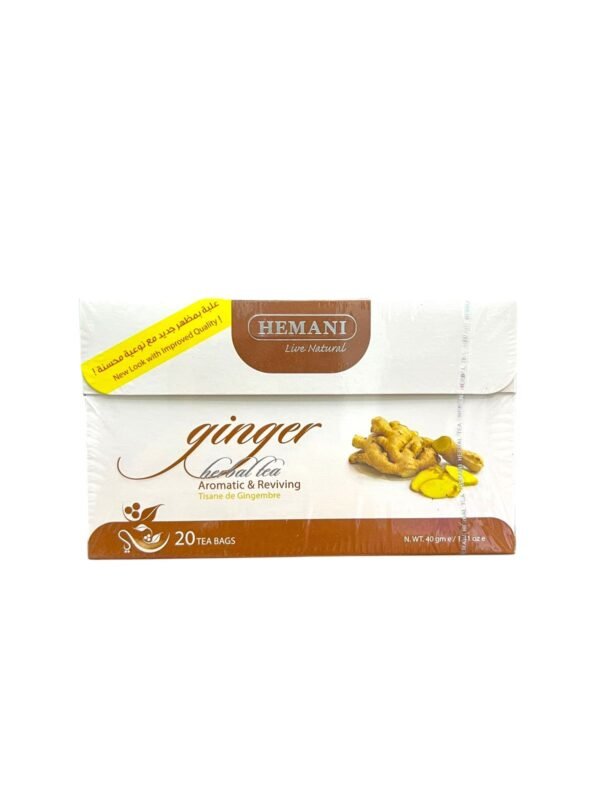 Hemani Ginger Tea – Natural Herbal Tea that Stimulates Digestion and Immunity (20 Sachets) (3)
