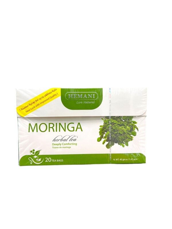 Hemani Moringa Tea – Natural Herbal Tea for Health and Energy (20 Sachets) (2)