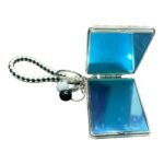 Mini Mirror Keychain Portable Compact Mirror (2)