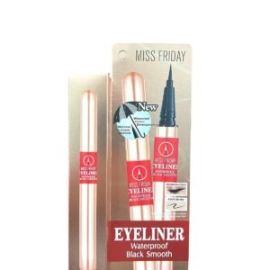Miss Friday waterproof eyeliner – soft black color and long lasting wear (1)