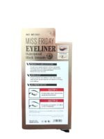 Miss Friday waterproof eyeliner – soft black color and long lasting wear (2)