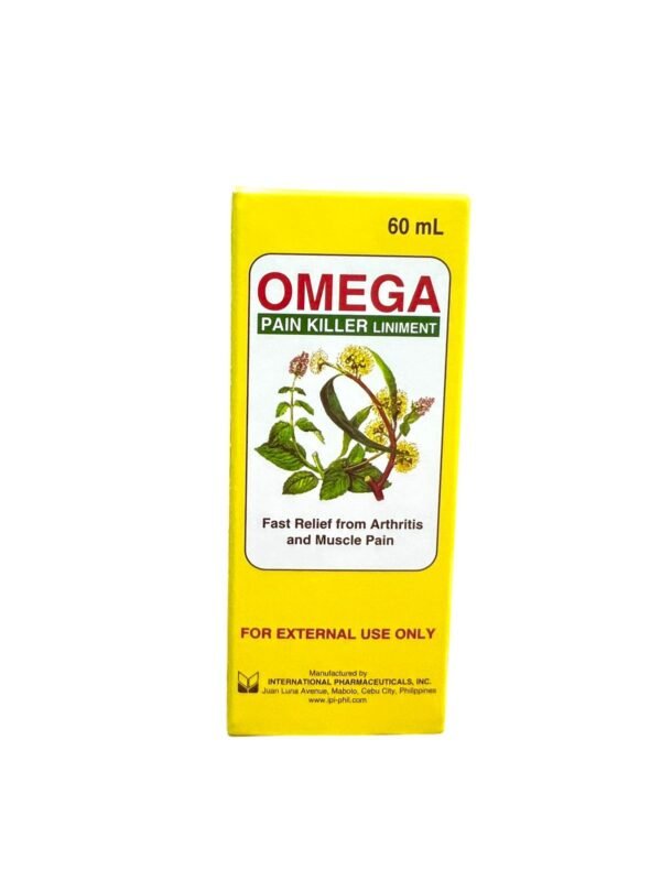 Omega Pain Killer Liniment for relieving muscle and joint pain 60 ml (4)