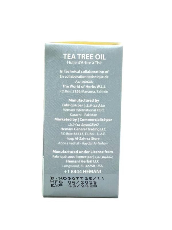 Original Tea Tree Oil 30ml – Acne Treatment and Skin Purification Tea Tree Oil Hemani (4)