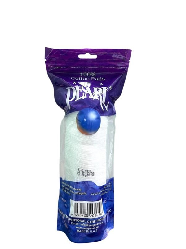 Sea Pearl 100% Cotton Cleansing Pads – Makeup Removal and Skincare (1)