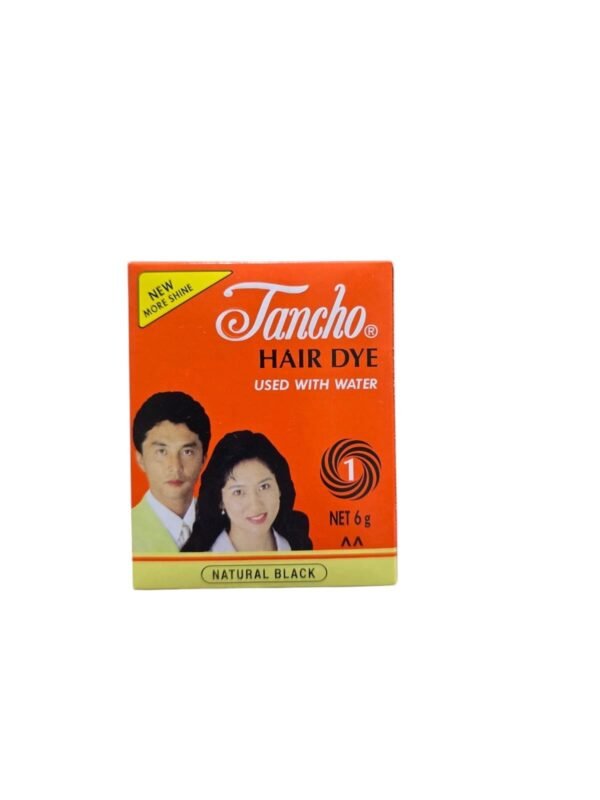 Tancho Hair Dye Natural Black 6g Quick and Easy Coverage (2)
