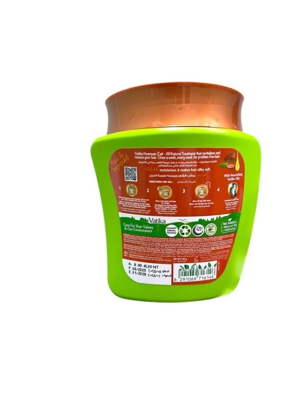 Vatika Argan Oil Bath – Deep Conditioning Treatment for Nourishing and Moisturizing Hair (500g) (2)