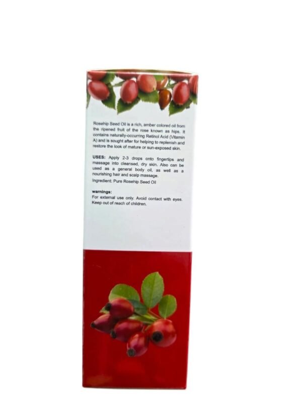 100% Natural Rosehip Seed Oil – For skin rejuvenation and to remove acne scars and wrinkles (3)