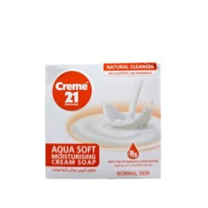 صابونية كريم 21 Aqua Soft للبشرة العادية 125 جم