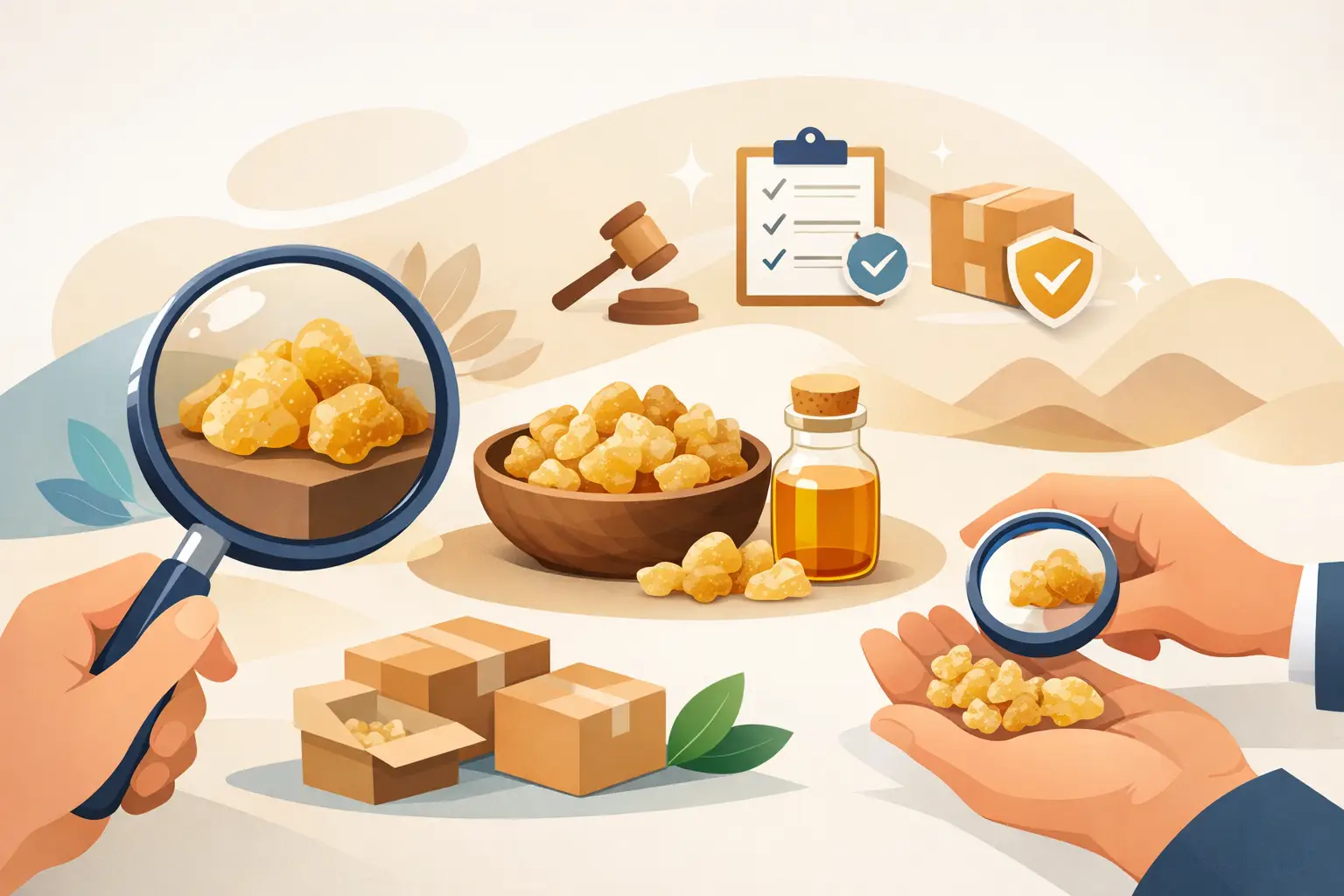 Guide to Buying Authentic Frankincense Before Ordering 1 دليل شراء اللبان الأصلي قبل الطلب