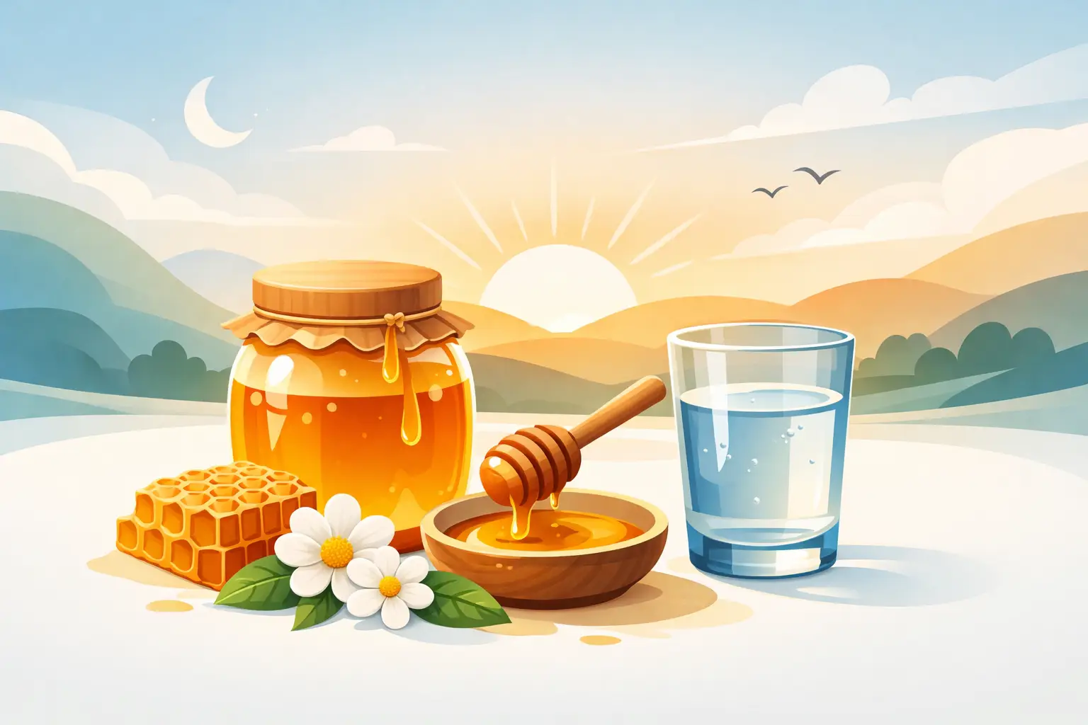 فوائد العسل الطبيعي على الريق بوضوح