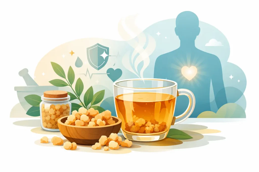 فوائد شرب منقوع اللبان
