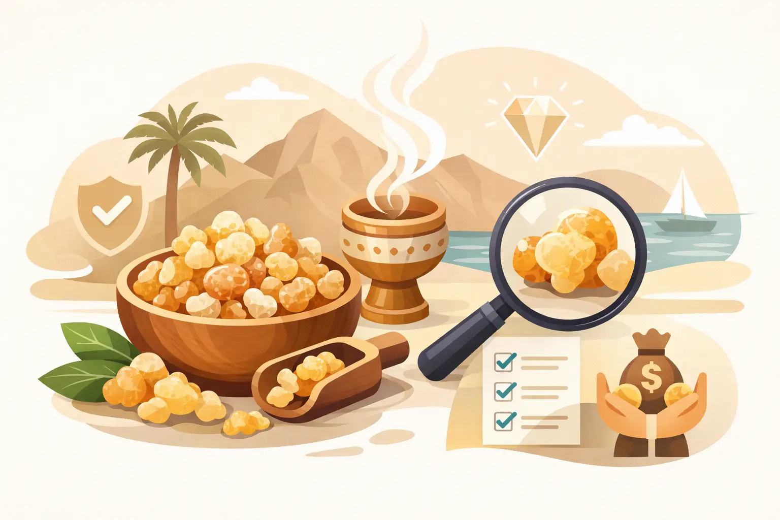 Review of authentic Hojari frankincense before you buy