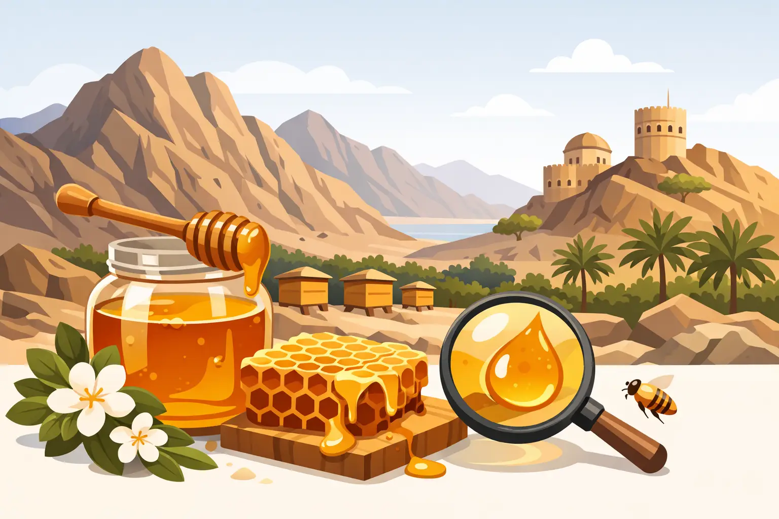 Omani Mountain Honey: How Do You Know It’s High Quality? 1 عسل جبلي عماني: كيف تعرف جودته؟