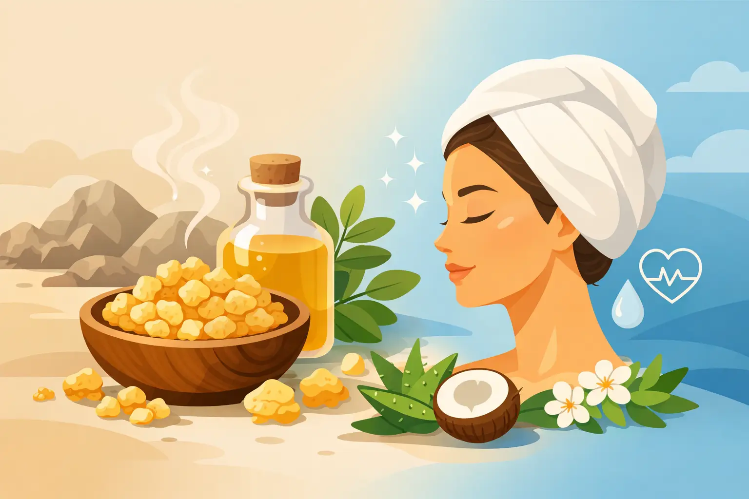 Benefits of Omani Frankincense for Skin and Health 1 فوائد اللبان العماني للبشرة والصحة