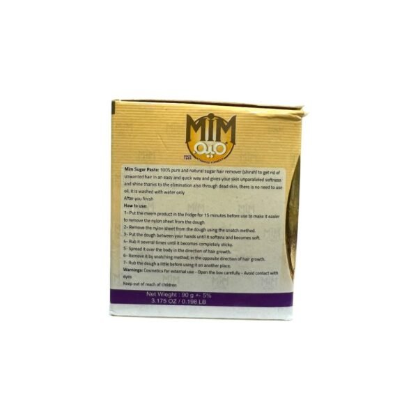 MIM Gold Halawa Natural Hair Removal Paste Effective  Smooth Hair RemovalMIM Gold Natural Hair Removal Wax Paste (1)