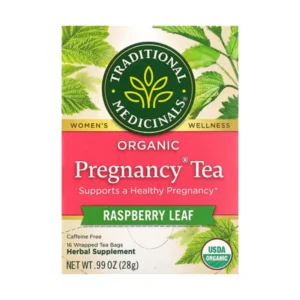 Traditional Medicinals, Organic Lamb Tea, Raspberry Leaf, Caffeine Free, 16 packaged tea bags, 0.99 oz (28 g)