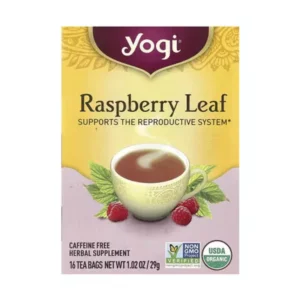 Yogi Tea, Raspberry Leaf Tea for Women, Caffeine Free, 16 tea bags, 1.02 oz (29 g)