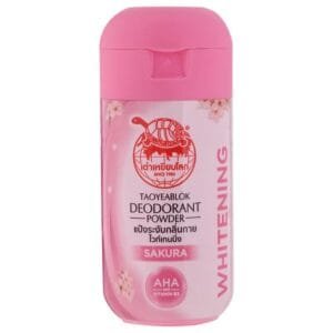 Turtle Treads on the World, Sakura Whitening Deodorant Powder, 22 grams