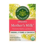تراديشيونال ميديسينالز‏, منتج Mother's Milk العضوي، منتج أصلي غني بالشمر والحلبة، خالٍ من الكافيين، 16 كيس شاي مغلّف، 0.99 أونصة (28 جم)