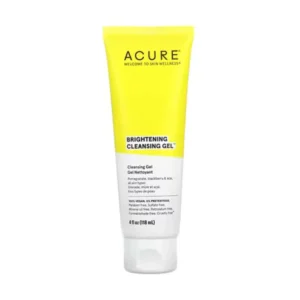 Acure Brightening Cleansing Gel, 4 fl oz (118 ml)